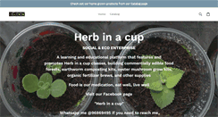 Desktop Screenshot of herbinacup.com