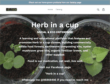 Tablet Screenshot of herbinacup.com
